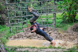 Wrestling w Chinach - AFP