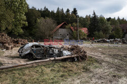 Miasta po przejściu fali powodziowej