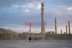 Zwiedzanie ruin Persepolis w Iranie