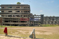 Grand Hotel Beira - symbol rozpaczy Mozambiku - AFP