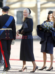 Ceremonia składania wieńców pod norweskim pomnikiem narodowym