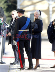 Ceremonia składania wieńców pod norweskim pomnikiem narodowym