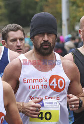 Colin Farrell biegnie w maratonie z przyjaciółką chorą na pęcherzowe oddzielanie się naskórka