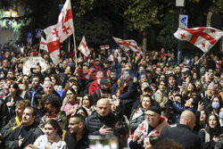 Protesty po wyborach w Gruzji