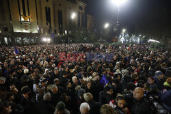 Protesty po wyborach w Gruzji