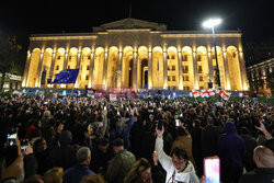 Protesty po wyborach w Gruzji