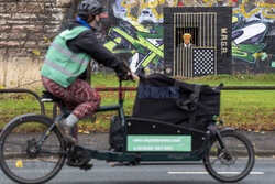 Mural z Donaldem Trumpem w Glasgow