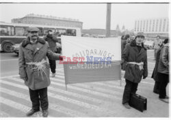 Strajki i demonstracje Solidarności