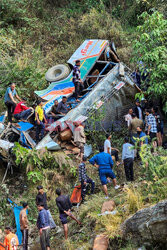 Wypadek autobusu w Indiach