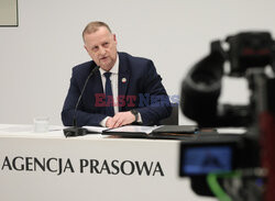 Konferencja prasowa prezydenta Lubina nt. inwigilacji przez ABW