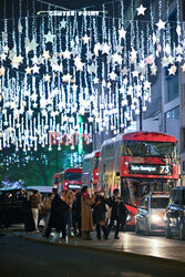 Świąteczna iluminacja na Oxford Street