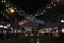 Świąteczna iluminacja na Oxford Street