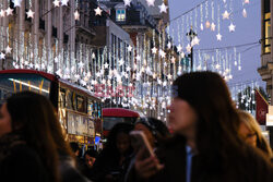 Świąteczna iluminacja na Oxford Street