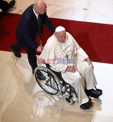 Papież Franciszek spotkał się ze społecznością akademicką Papieskiego Uniwersytetu Gregoriańskiego