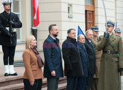 Wizyta minister obrony narodowej Czech w Warszawie