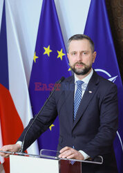 Wizyta minister obrony narodowej Czech w Warszawie