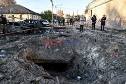 Zabici i ranni w bombowym ataku Rosjan na Zaporoże