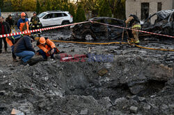 Zabici i ranni w bombowym ataku Rosjan na Zaporoże