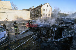 Zabici i ranni w bombowym ataku Rosjan na Zaporoże