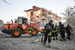 Zabici i ranni w bombowym ataku Rosjan na Zaporoże