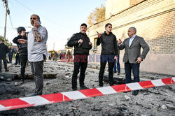 Zabici i ranni w bombowym ataku Rosjan na Zaporoże