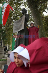 Protest w Londynie na rzecz praw kobiet w Iranie