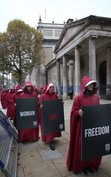 Protest w Londynie na rzecz praw kobiet w Iranie