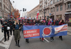 Demonstracja antyfaszystowska w Warszawie