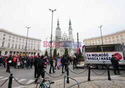 Demonstracja antyfaszystowska w Warszawie