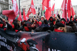 Demonstracja antyfaszystowska w Warszawie