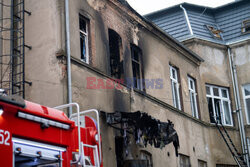 Pożar mieszkania w Zbąszyniu