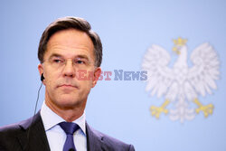 Sekretarz generalny NATO Mark Rutte z wizytą w Warszawie