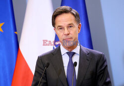 Sekretarz generalny NATO Mark Rutte z wizytą w Warszawie