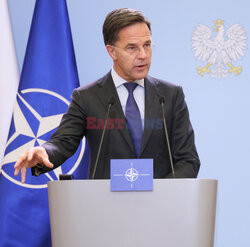 Sekretarz generalny NATO Mark Rutte z wizytą w Warszawie