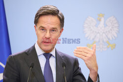 Sekretarz generalny NATO Mark Rutte z wizytą w Warszawie