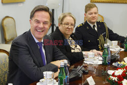 Sekretarz generalny NATO Mark Rutte z wizytą w Warszawie