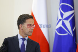 Sekretarz generalny NATO Mark Rutte z wizytą w Warszawie