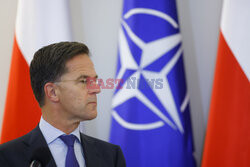 Sekretarz generalny NATO Mark Rutte z wizytą w Warszawie