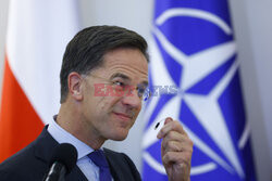 Sekretarz generalny NATO Mark Rutte z wizytą w Warszawie