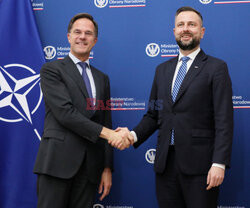 Sekretarz generalny NATO Mark Rutte z wizytą w Warszawie