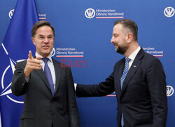 Sekretarz generalny NATO Mark Rutte z wizytą w Warszawie