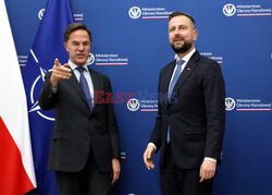 Sekretarz generalny NATO Mark Rutte z wizytą w Warszawie