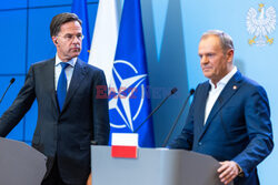 Sekretarz generalny NATO Mark Rutte z wizytą w Warszawie