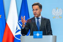 Sekretarz generalny NATO Mark Rutte z wizytą w Warszawie