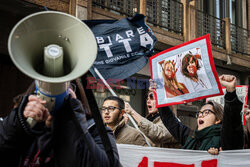 Antyrządowe demonstracje studentów we Włoszech