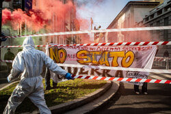 Antyrządowe demonstracje studentów we Włoszech