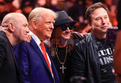 Donald Trump i Elon Musk na gali UFC 309