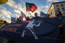 Manifestacja antyrosyjska w Berlinie