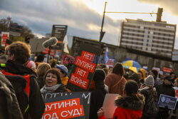 Manifestacja antyrosyjska w Berlinie