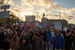 Manifestacja antyrosyjska w Berlinie